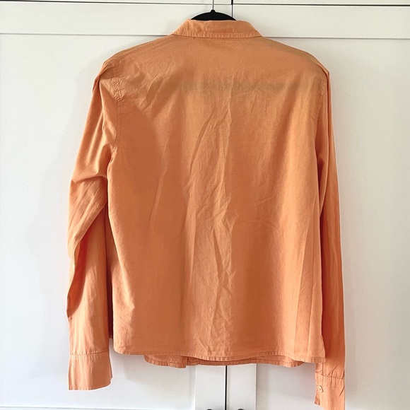 CP Shades Orange SHiRt Long Sleeve 100% Cotton Shirt, size L - Picture 4 of 9